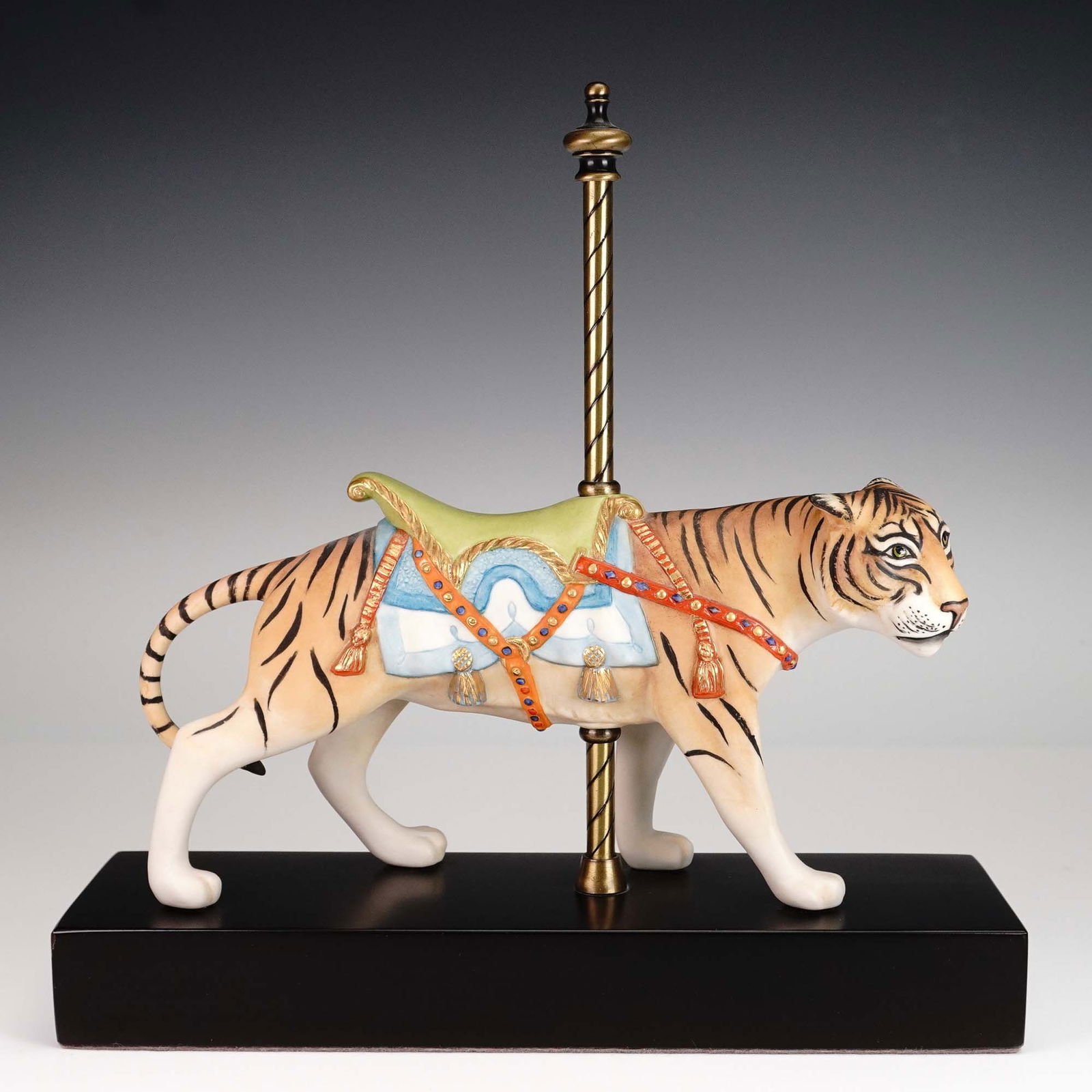 Cybis Porcelain Figurine, Carousel Tiger No 5 (1 of 5)