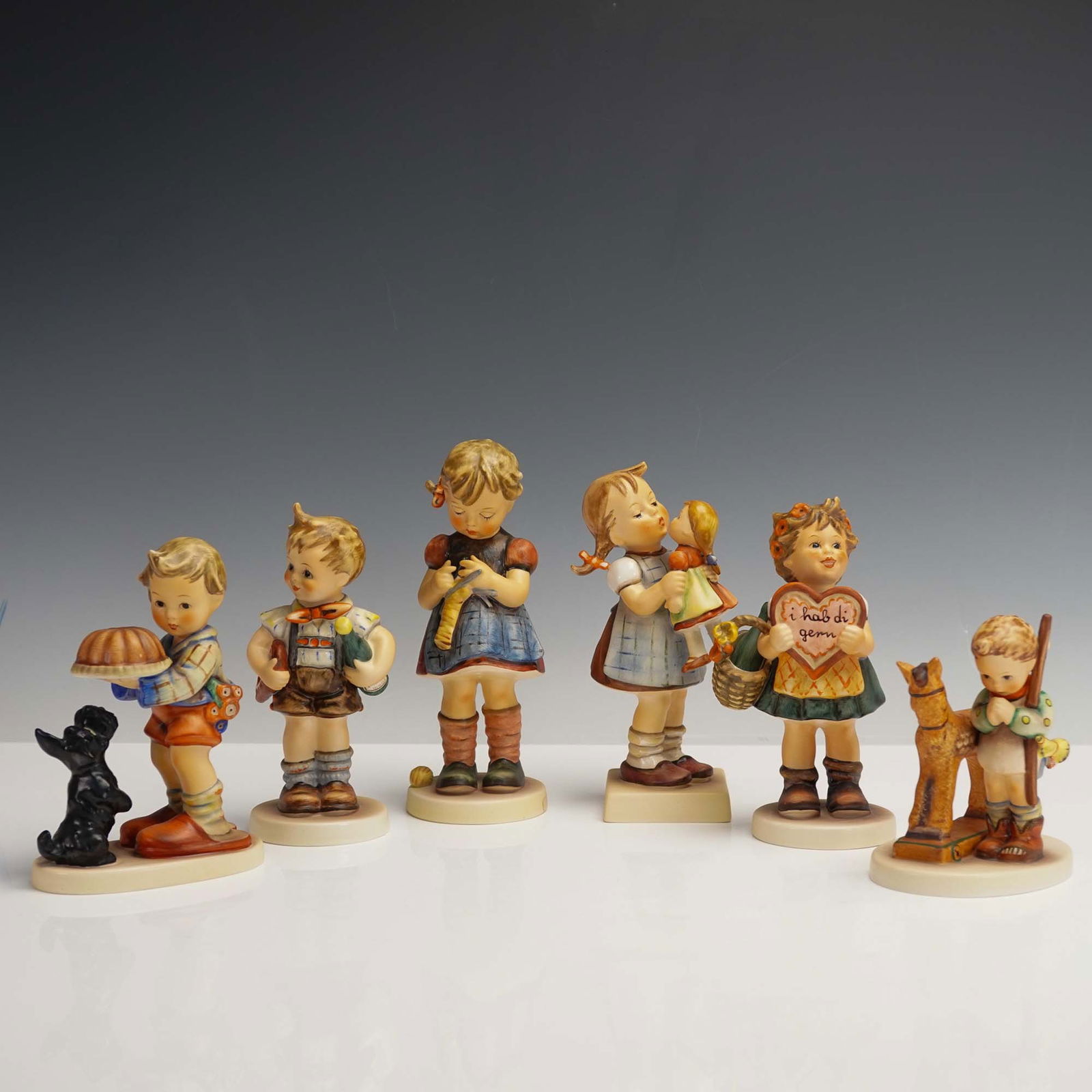 6pc Goebel Hummel Porcelain Figurines (1 of 3)