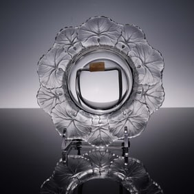 Lalique Crystal Ashtray, Honfleur