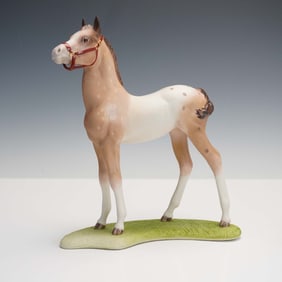 Cybis Porcelain Figurine, Appaloosa Colt