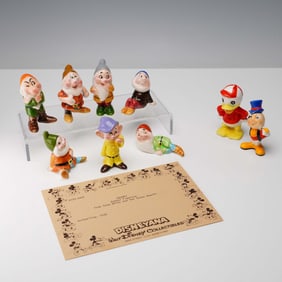 9pc Walt Disney Miniature Figurines Snow White and More