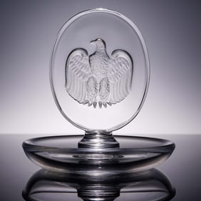 Lalique Crystal Ring Dish, Eagle