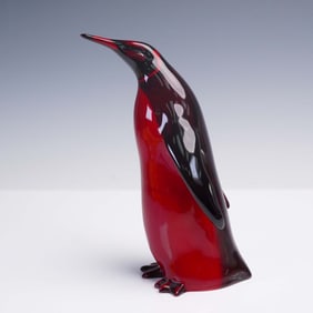 Royal Doulton Flambe Figurine, Emperor Penguin