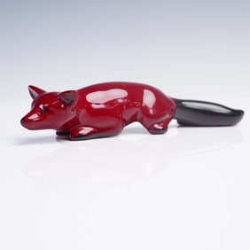 Royal Doulton Flambe Figurine, Fox Stalking - Small HN147A-1