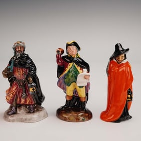 3pc Royal Doulton Miniature Figurines, Historical Series