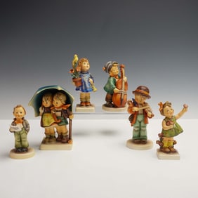 6pc Hummel Goebel Figurines Including Soloist and Spring Cheer