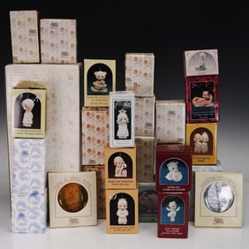 25pc Precious Moments Christmas Ornaments with Boxes