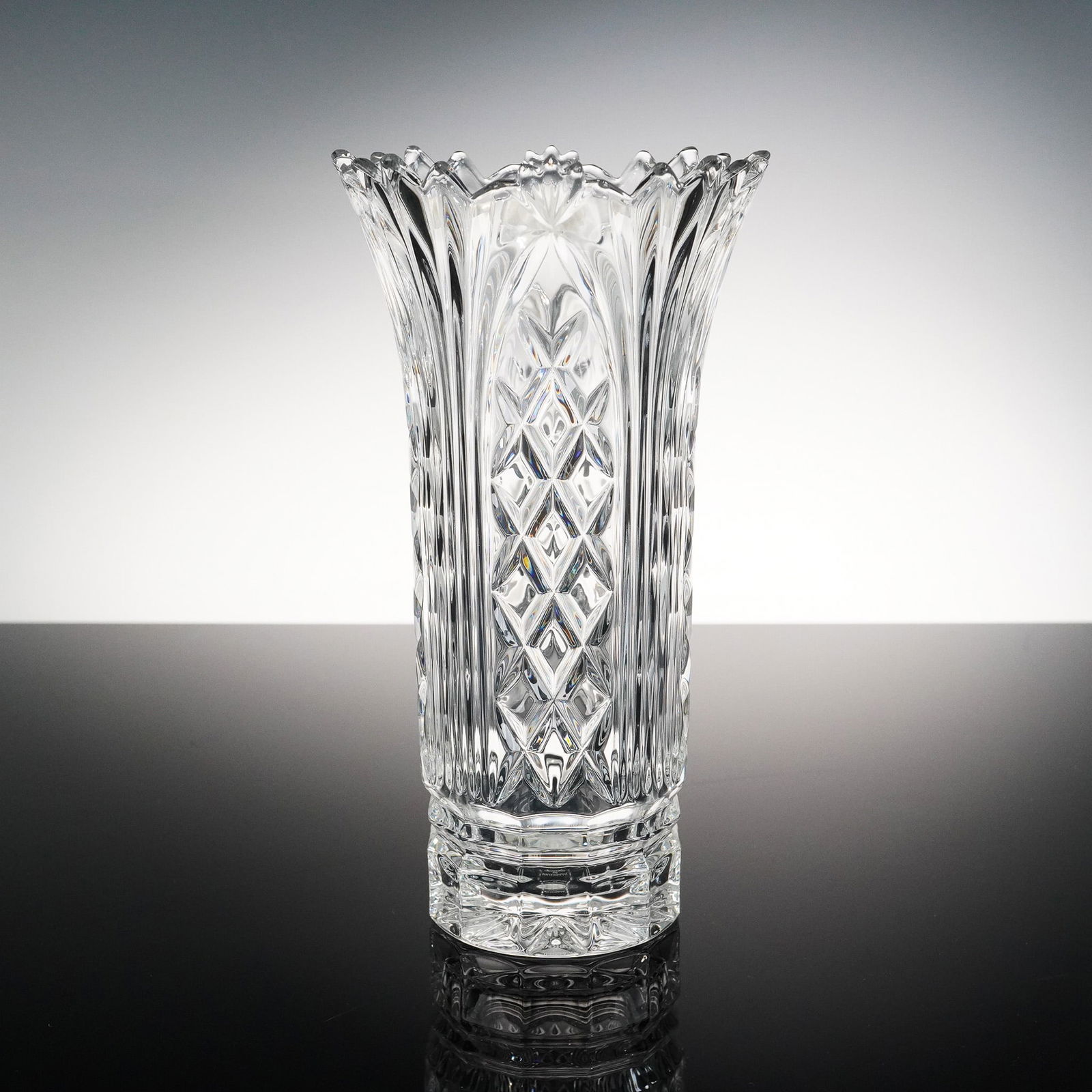 Marquis by Waterford Crystal Flared Vase with Original Box
