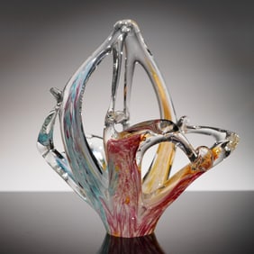 Dazzling Murano Art Glass Bowl