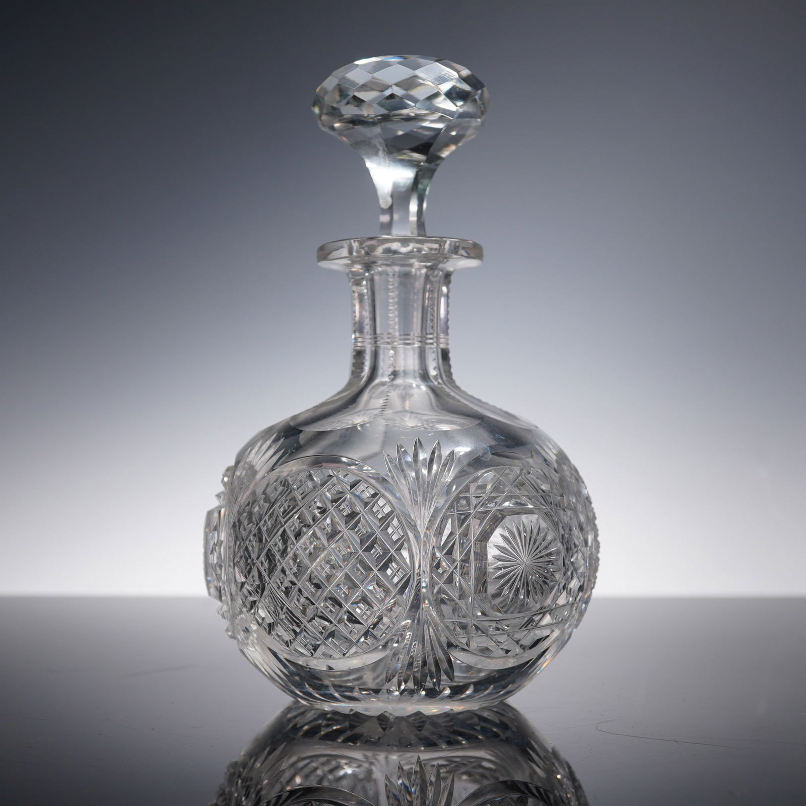 American Brilliant Cut Crystal Decanter with Stopper (1 of 6)
