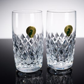 Pair of Waterford Crystal Whiskey Glasses, Dorrance