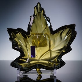 Marquis by Waterford Crystal Maple Leaf Dish