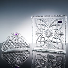 2pc Marquis by Waterford Crystal Table Accessories