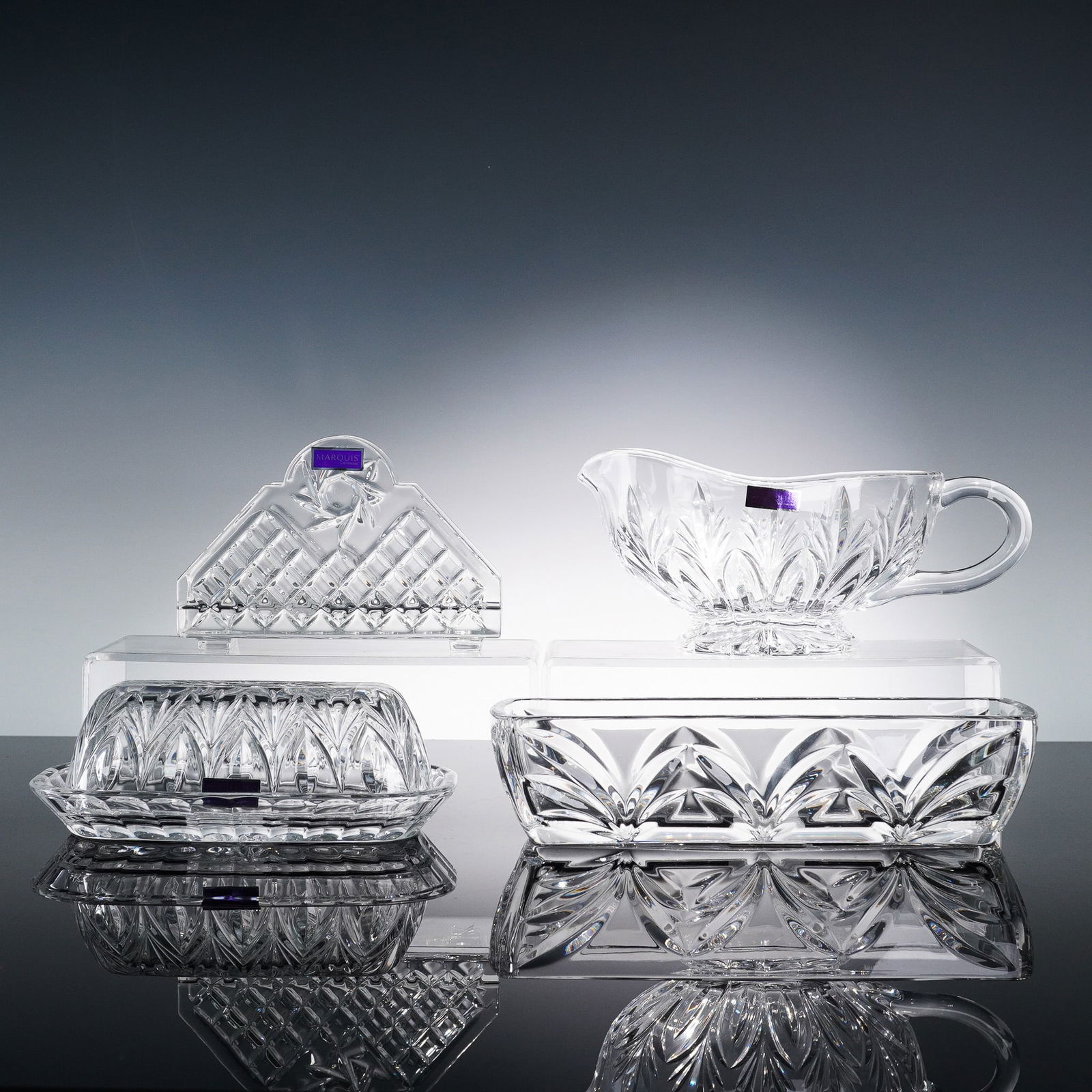4pc Marquis by Waterford Crystal Tableware Set (1 of 9)