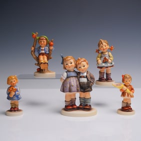 5pc Goebel Hummel Club Figurines, Exclusive Editions