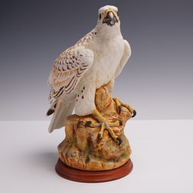 Andrea by Sadek Porcelain Figurine, Gyrfalcon