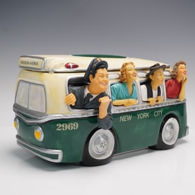 Vandor by Preston Willingham Bus Cookie Jar, The Honeymooners