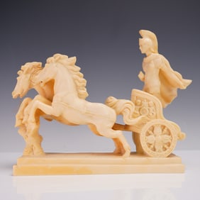 Classical Charioteer Sculpture - Made in Italy