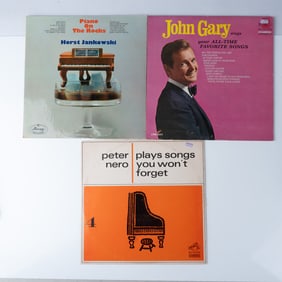 Vinyl Records, John Gary, Horst Jankowski, Peter Nero