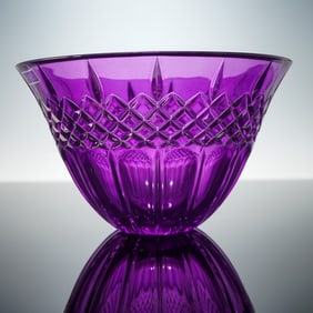Marquis by Waterford Purple Crystal Bowl, Shelton