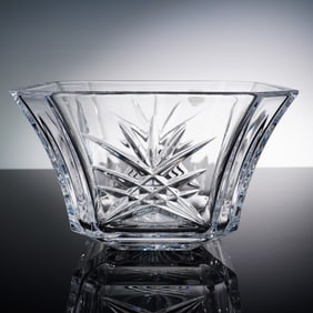 Waterford Crystal Florence Court Square Bowl with Original Box