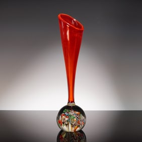 Lenwile Art Glass Vase