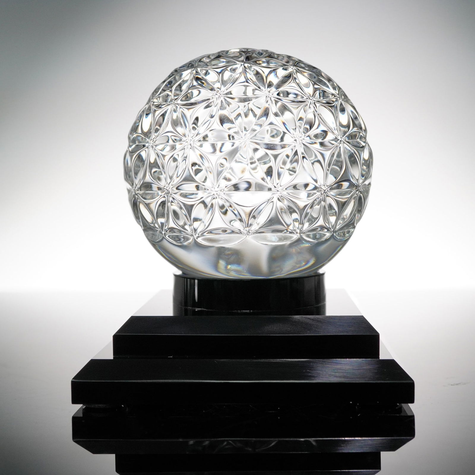 Waterford 2000 Times Square Crystal Ball with Stand (1 of 6)