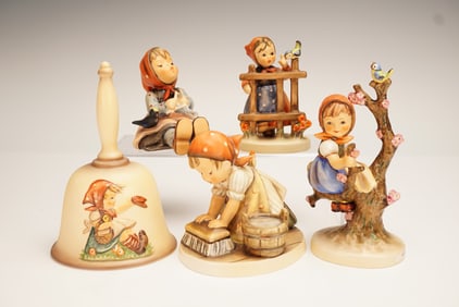 Goebel Hummel Figurines and Bell Grouping