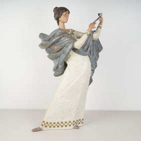 Lladro Porcelain Gres Finish Figurine, Lectora by Alfredo Ruiz, 01012015