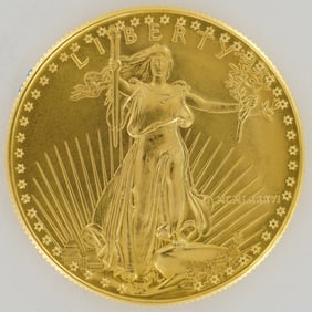 1986 1 oz American Gold Eagle 50 Dollar Coin
