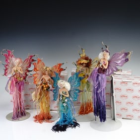 5pc Show Stoppers Magical Night Light Fairy Figures