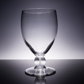 Lalique Crystal Vase, Clairvaux
