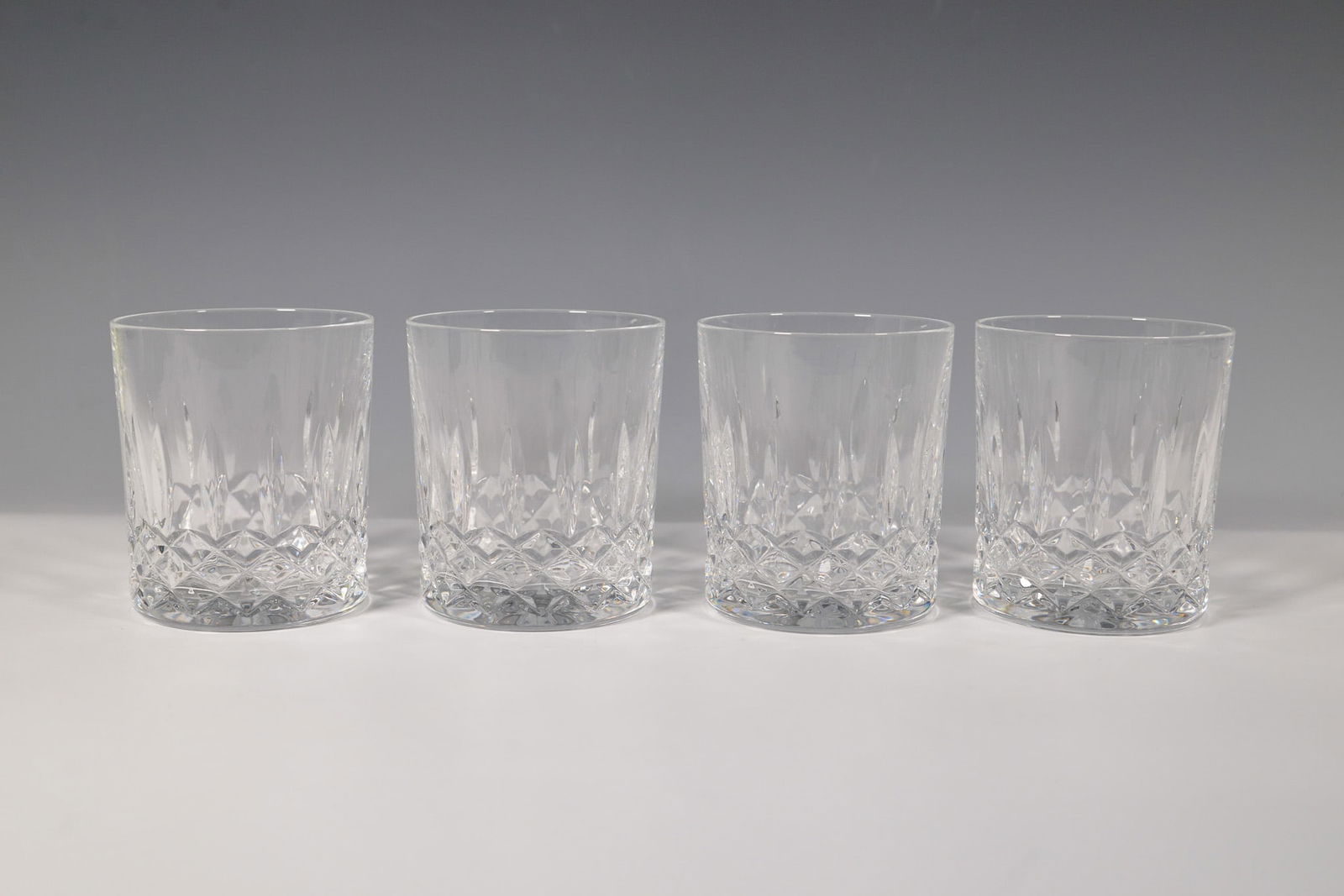 4pc Waterford Kildare Crystal Double Old Fashioned Glasses (1 of 3)
