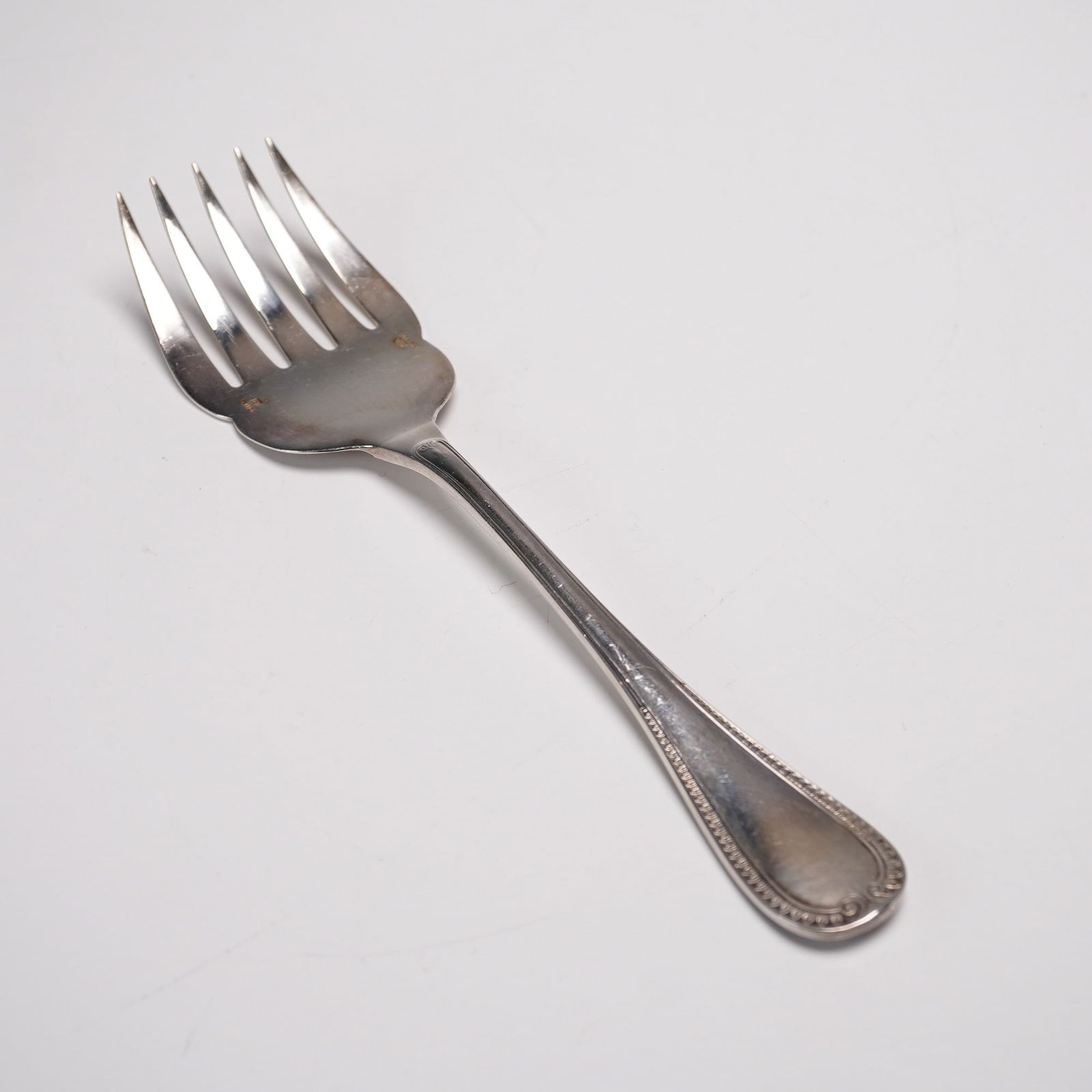 Christofle Silver-Plated Fish Fork, Malmaison (1 of 6)