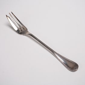 Christofle Silver-Plated Serving Fork, Malmaison