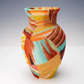 Missoni Home Patchwork Knit Art Vase by Stephen Burks