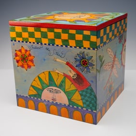 Ingrid Znika Painted Wooden Box