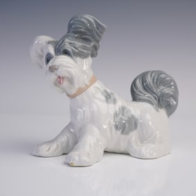 Lladro Porcelain Figurine, Skye Terrier 1004643