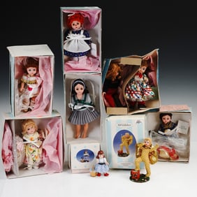 8pc Madame Alexander Dolls and Figurines