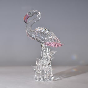Swarovski Crystal Figurine, Flamingo