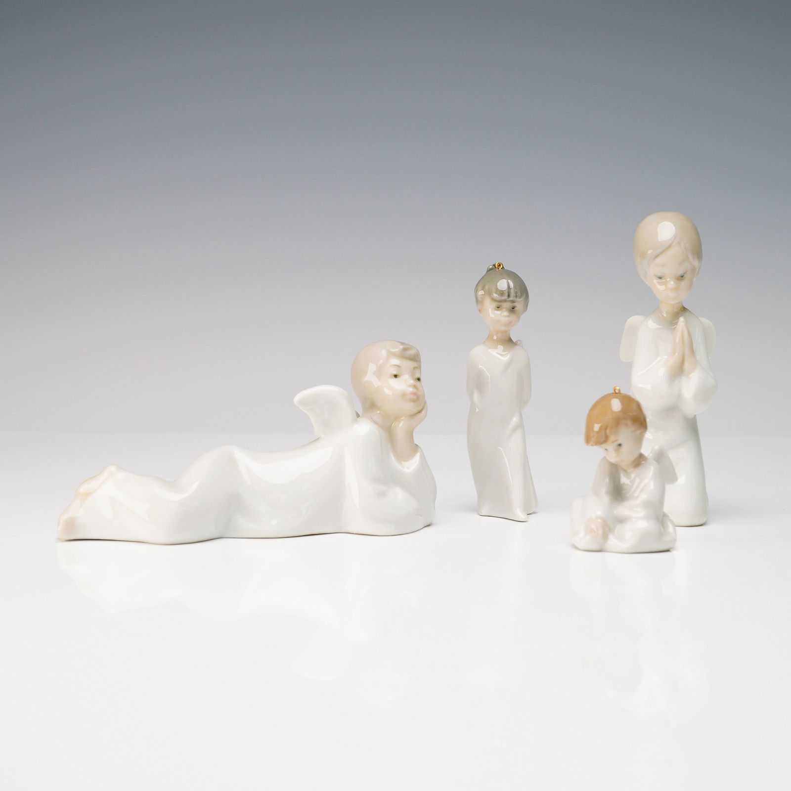 4pc Lladro & Nao Porcelain Angel Figurines (1 of 6)