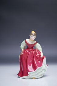 Royal Doulton Figurine Fair Maiden HN 2434, Red, Boxed