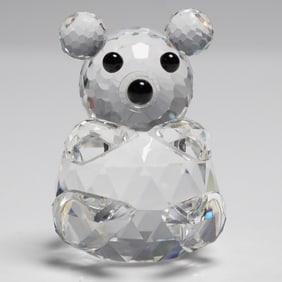 Swarovski Crystal Figurine, Mini Bear with Box