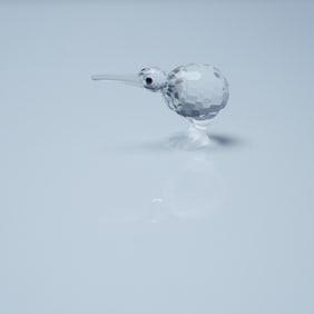 Swarovski Silver Crystal Figurine, Kiwi Bird