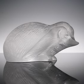 Lalique Crystal Figurine, Hedgehog