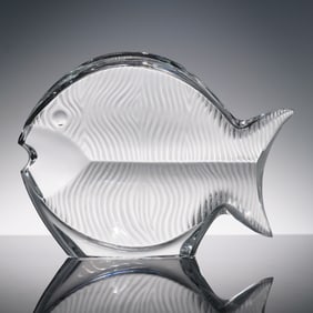 Baccarat Crystal Fish Figurine