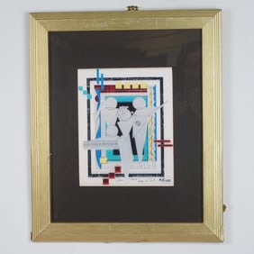 Marvin Murphy (Murf), Mixed-Media Artwork, Signed
