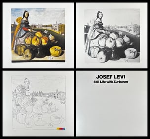 Josef Levi (1938) Signed Lithographs (3) with Portfolio