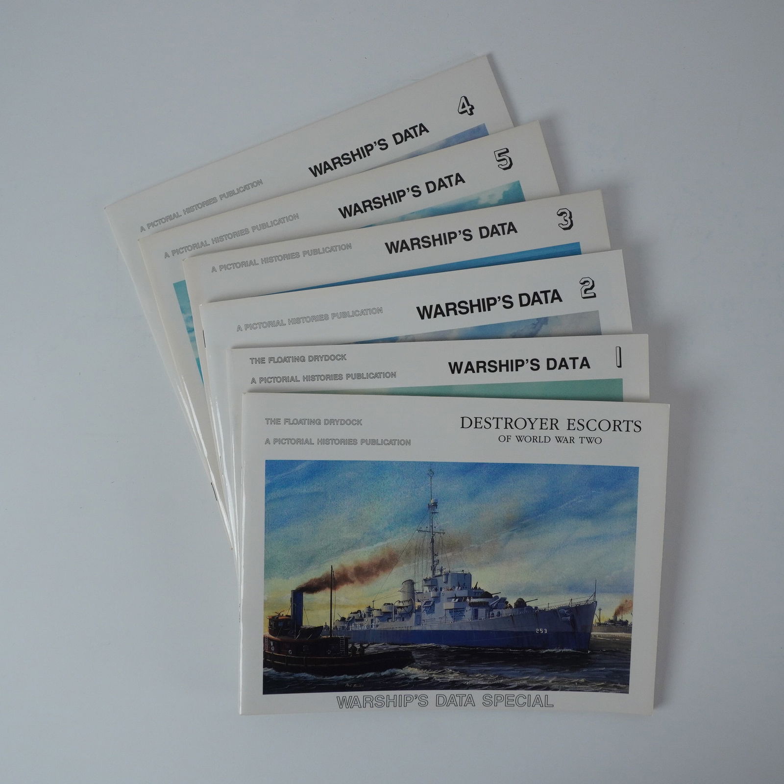 6pc Softcover Book Set, Warship's Data and Destroyer Escorts (1 of 5)