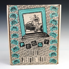 Peggy Neon Picture Frame - Illuminated Retro Display for 8x10 or 5x7 Photos